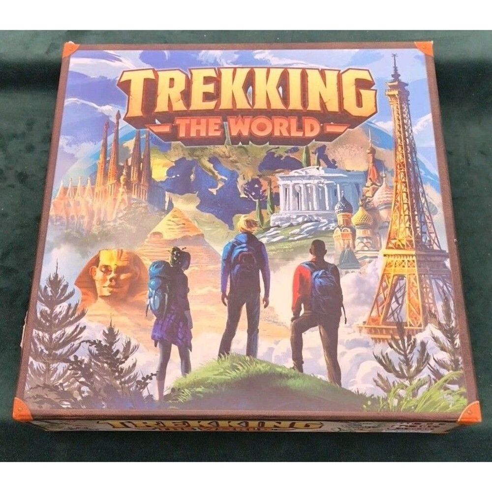 2020 Trekking The World Board Game Underdog Games 99% Complete